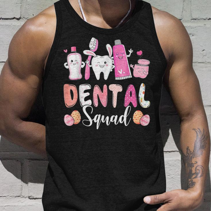 Dental Squad Tooth Bunny Easter Eggs Love Dentist Easter Day Tank Top Gifts for Him