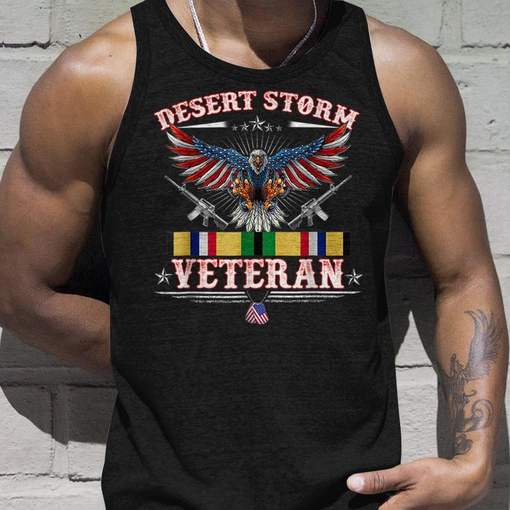 Desert Storm Veteran Pride Persian Gulf War Service Ribbon Unisex Tank Top Gifts for Him