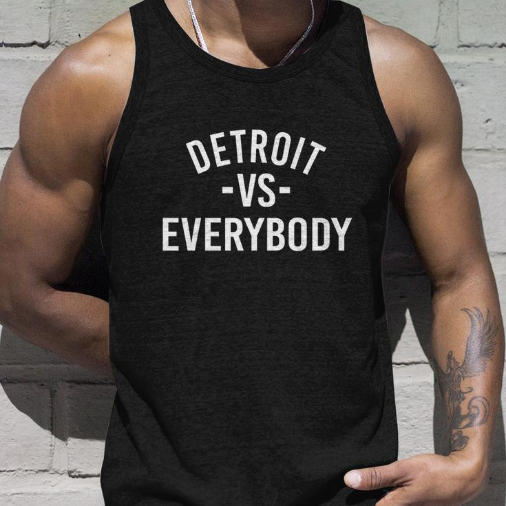 Detroit Vs Everybody - Mens Muscle T-Shirt Men Women Tank Top Graphic Print Unisex Gifts for Him