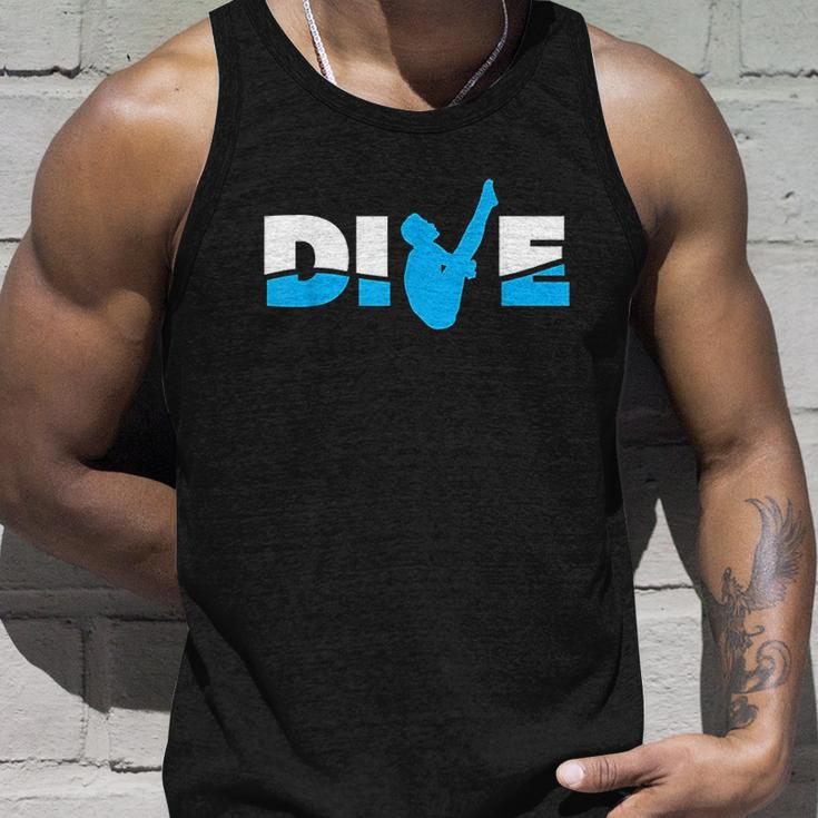 Dive Water Sports Platform Diver Springboard Diving Men Women Tank Top Graphic Print Unisex Gifts for Him