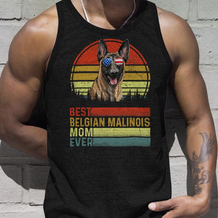 Dog Vintage Best Belgian Malinois Mom Ever Mother Day Puppy Unisex Tank Top Gifts for Him