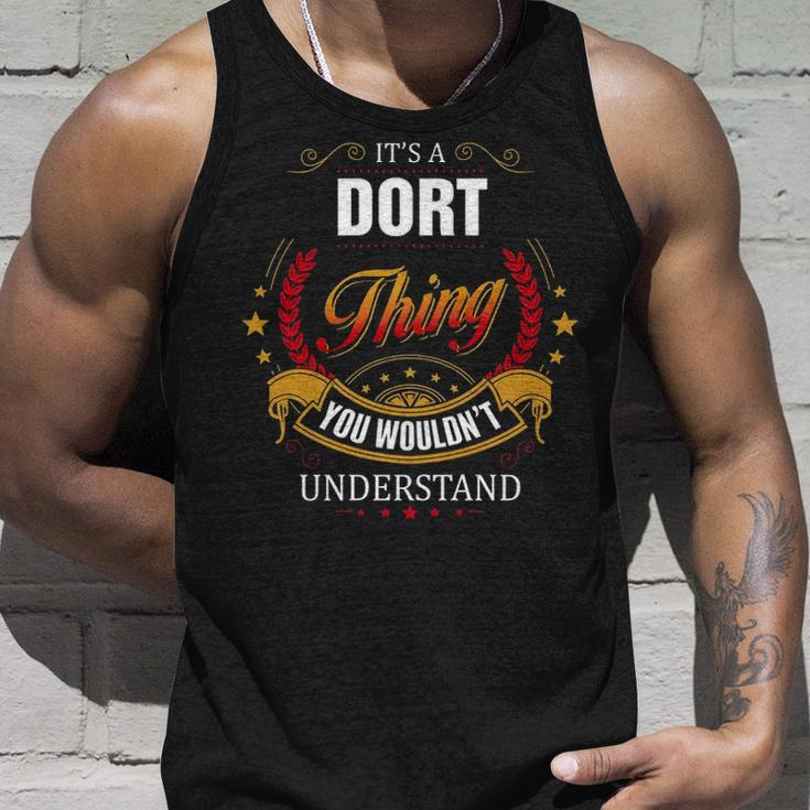 Dor Family Crest Dort Dort Clothing DortDort T Gifts For The Dort Unisex Tank Top Gifts for Him
