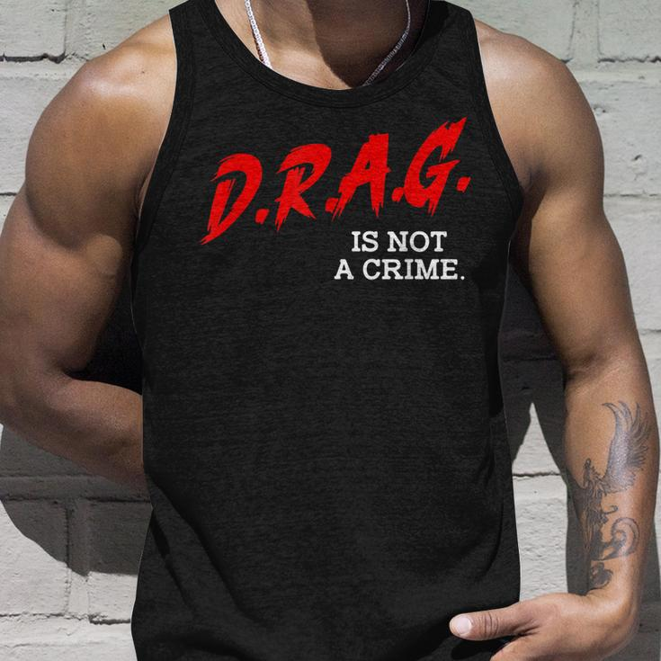 Drag Is Not A Crime Lgbt Gay Pride Equality Drag Queen Tank Top Gifts for Him