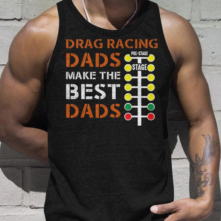 Drag Racing Dad Mechanic Dragster Daddy Racer Unisex Tank Top Gifts for Him