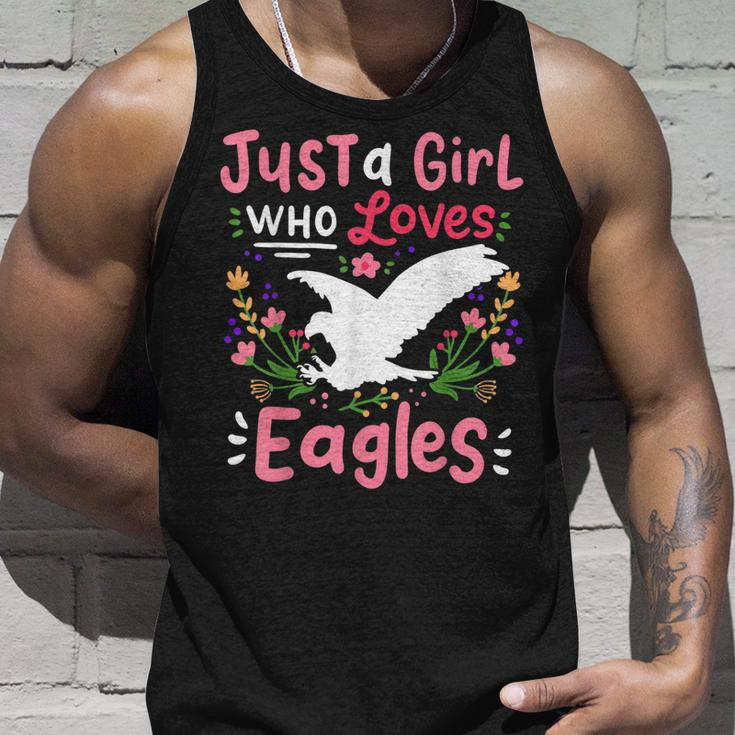 Eagle Just A Girl Who Loves Gift For Eagle Lovers Unisex Tank Top Gifts for Him