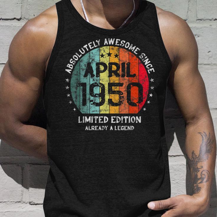 Fantastisch Seit April 1950 Männer Frauen Geburtstag Tank Top Geschenke für Ihn