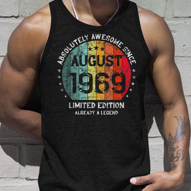 Fantastisch Seit August 1969 Männer Frauen Geburtstag Tank Top Geschenke für Ihn