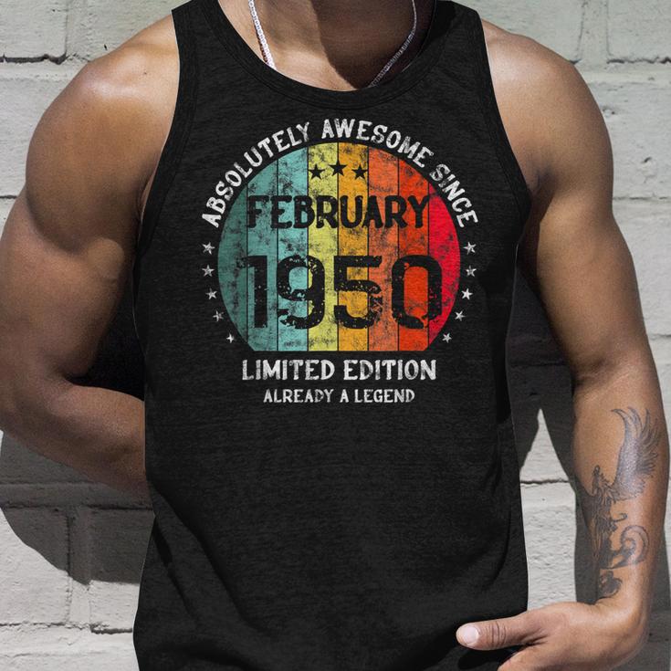 Fantastisch Seit Februar 1950 Männer Frauen Geburtstag Tank Top Geschenke für Ihn