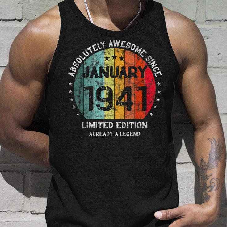 Fantastisch Seit Januar 1941 Männer Frauen Geburtstag Tank Top Geschenke für Ihn