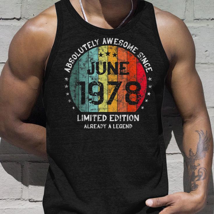 Fantastisch Seit Juni 1978 Männer Frauen Geburtstag Tank Top Geschenke für Ihn