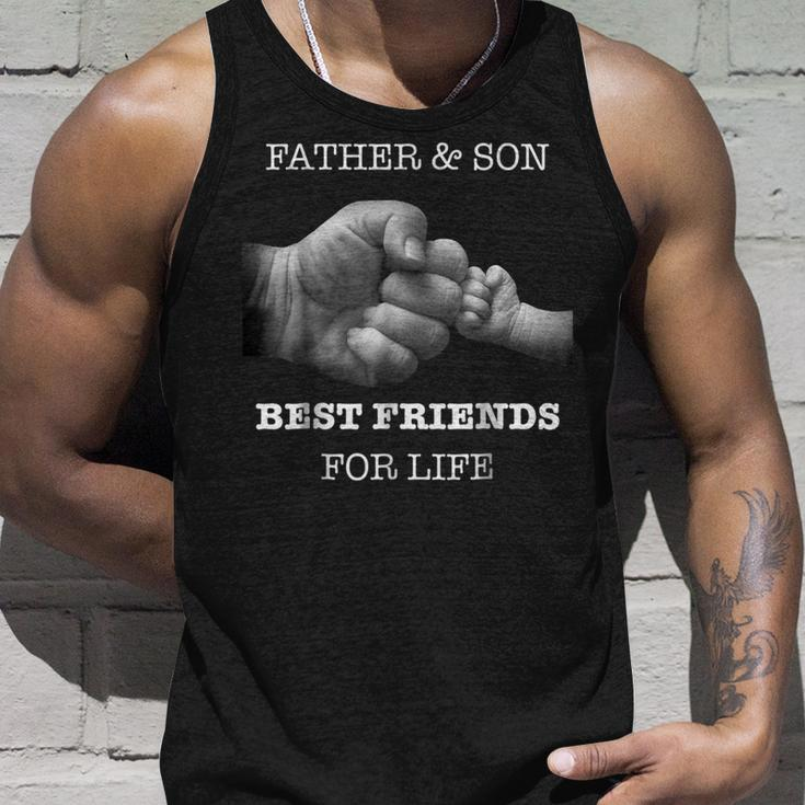 Father And Son Best Friends For Life Dad Parent Unisex Tank Top Gifts for Him