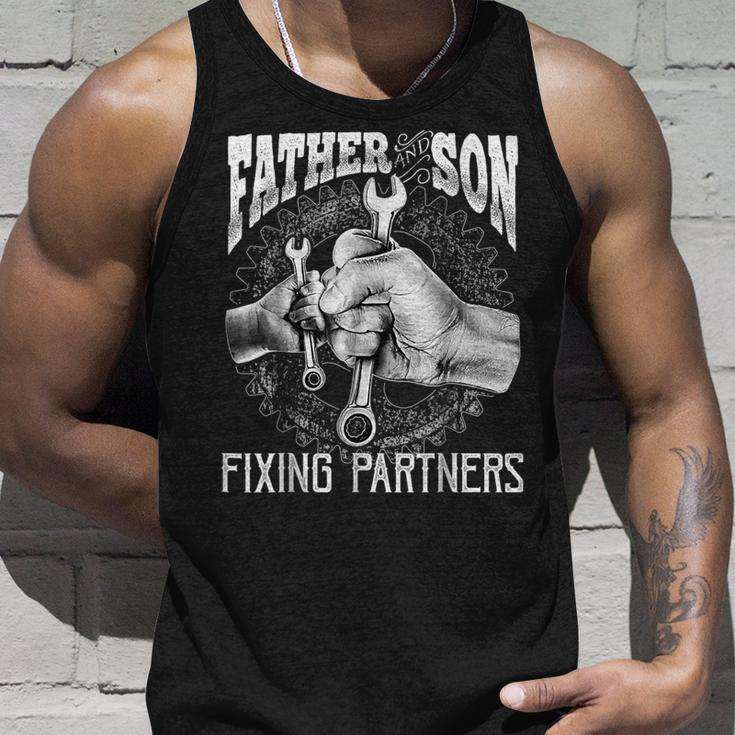 Father And Son Mechanic Mechanic Fathers Day Gift Men Unisex Tank Top Gifts for Him