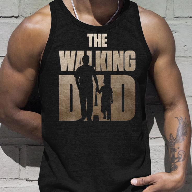 Father Son S The Walking Dad Funny Fathers Day Unisex Tank Top Gifts for Him