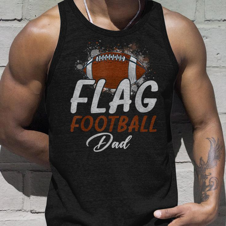 Flag Football Dad Proud Dad Of Ballers Fathers Day Unisex Tank Top Gifts for Him