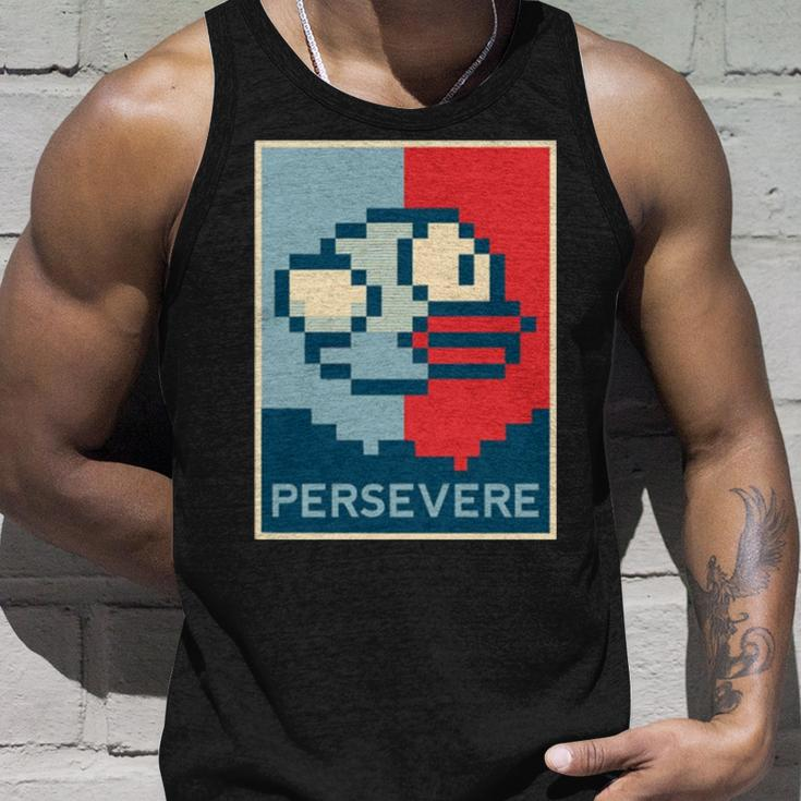 Flappy Bird Persevere Unisex Tank Top Gifts for Him