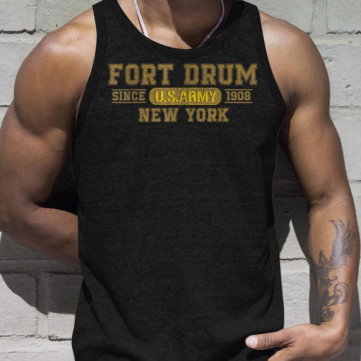 Fort Drum New York Gifts Us Army Base Vintage Gift Unisex Tank Top Gifts for Him