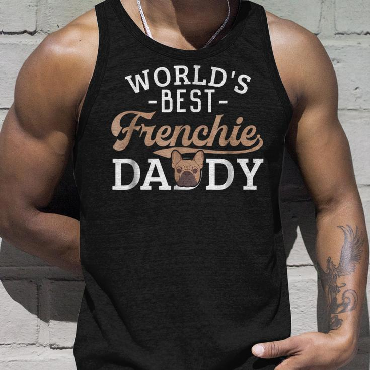 Frenchie Dad Funny French Bulldog Dog Lover Best Unisex Tank Top Gifts for Him