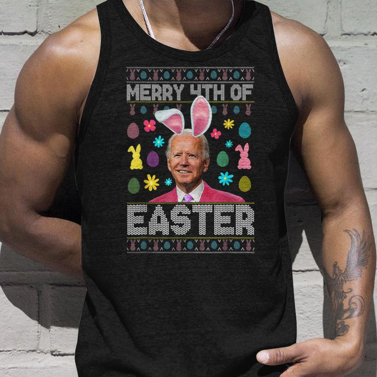 Funny Bunny Joe Biden Merry 4Th Of July Happy Easter Day Unisex Tank Top Gifts for Him