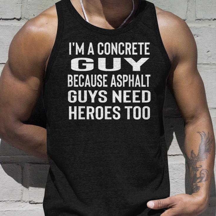 Funny Concrete Gift For Men Construction Worker Men Women Tank Top Graphic Print Unisex Gifts for Him