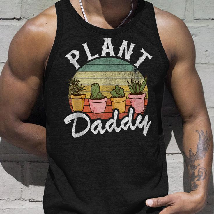 Funny Landscaper Gardener Dad Plants Expert Plant Daddy Unisex Tank Top Gifts for Him