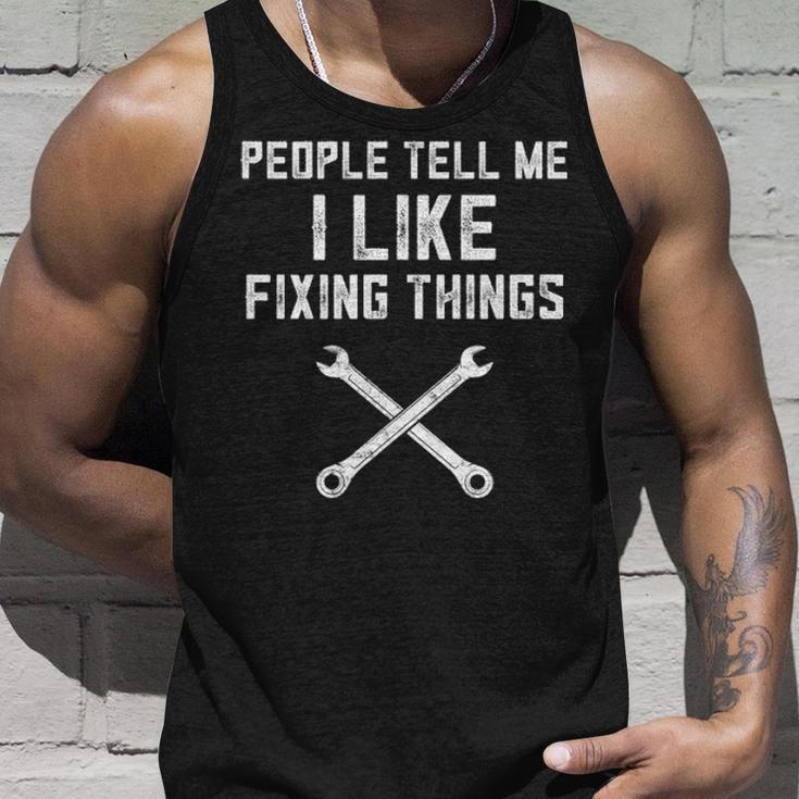 Funny Mechanic Gifts For Men Mechanic Gift Ideas Fathers Day Unisex Tank Top Gifts for Him