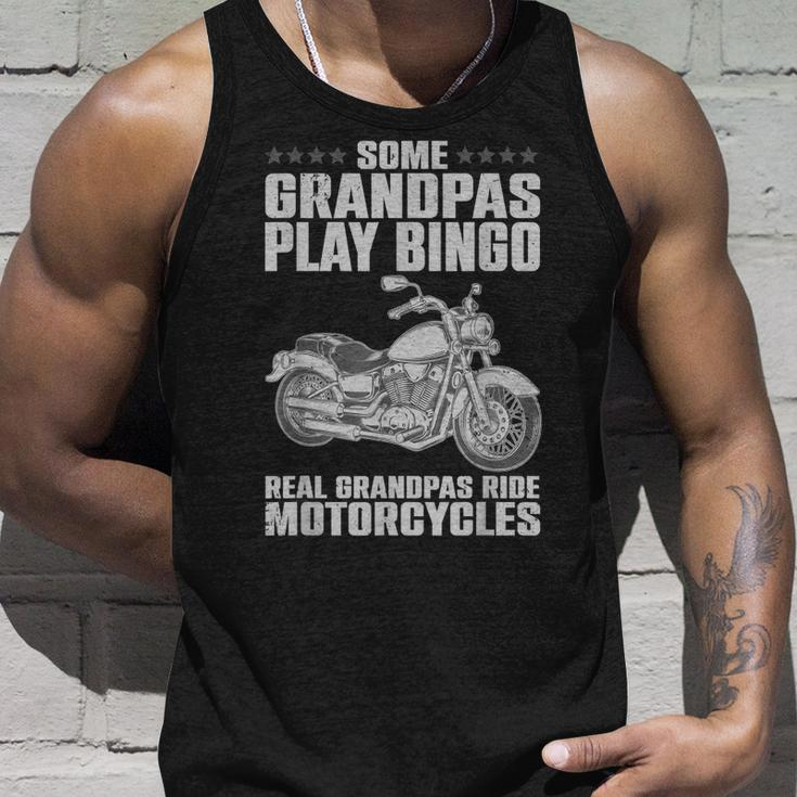 Funny Motorcycle For Grandpa Dad Motorcycle Lovers Riders Unisex Tank Top Gifts for Him