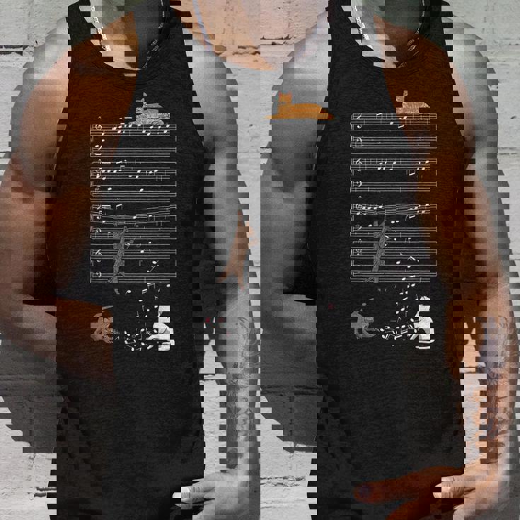 Funny Musical Cats Cat And Music Lover Cat Unisex Tank Top Gifts for Him Funny Musical Cats Cat And Music Lover Cat Unisex Tank Top Gifts for Him