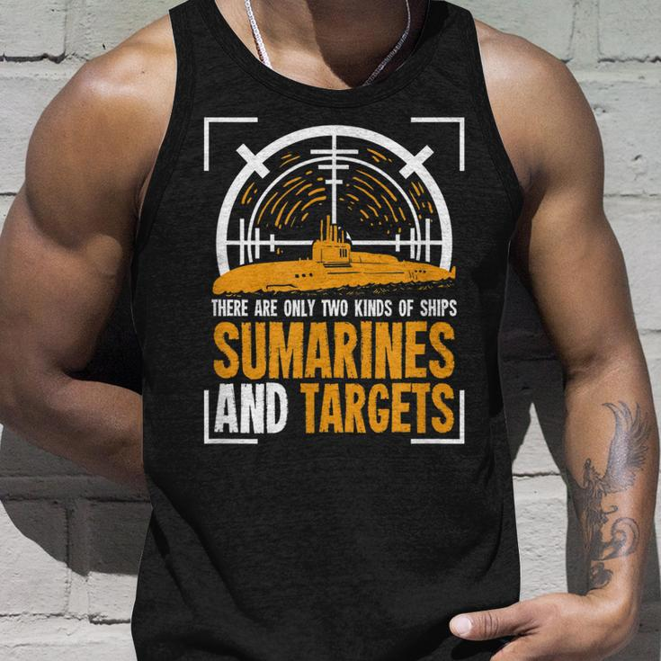 Funny Submarine Quote For A Submarine Soldier Unisex Tank Top Gifts for Him