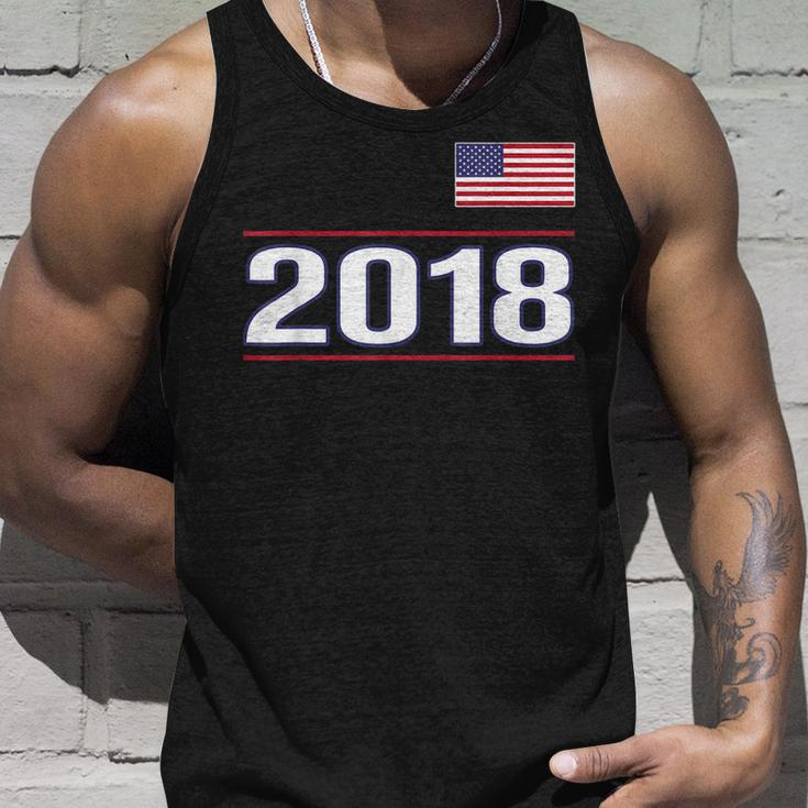 Geburtstag 2018 Unisex TankTop mit Amerikanischer Flagge für Männer und Frauen Geschenke für Ihn