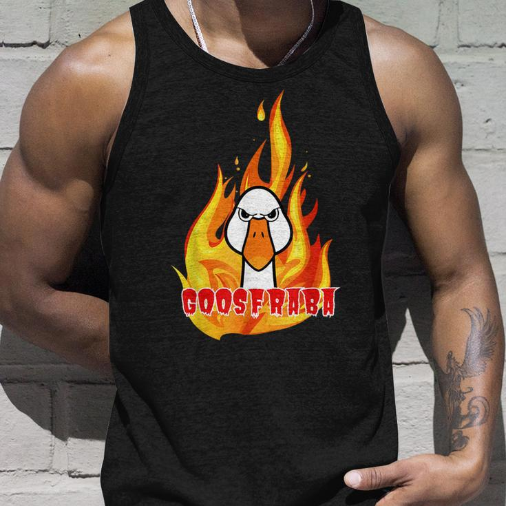 Goosfraba Angry Goose Unisex Tank Top Gifts for Him