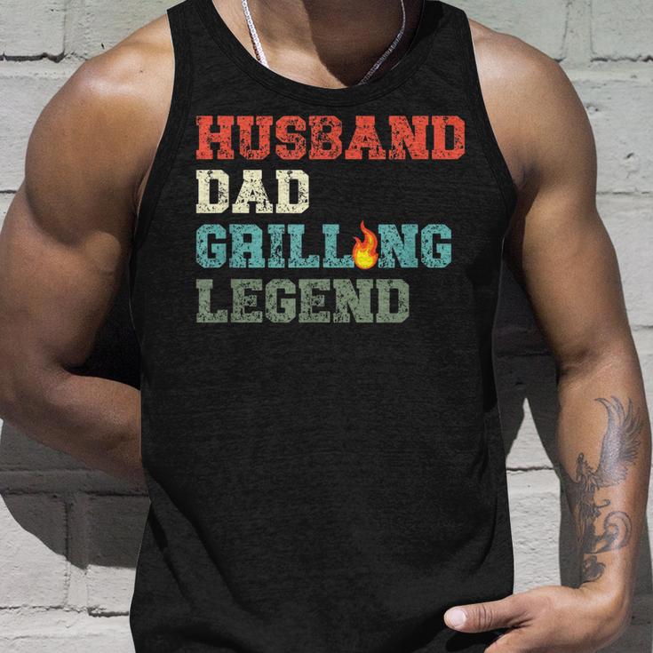 Grillen Bbq Vater Husband Grill Dad Legend Tank Top Geschenke für Ihn