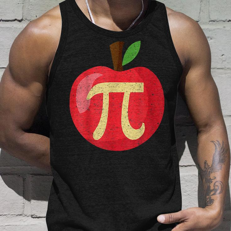 Happy Pi Day Cute Apple Pie 314 Funny Science Math Teacher Unisex Tank Top Gifts for Him
