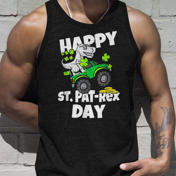 Happy St PatRex Day Cute Dinosaurus St Patricks Day Unisex Tank Top Gifts for Him