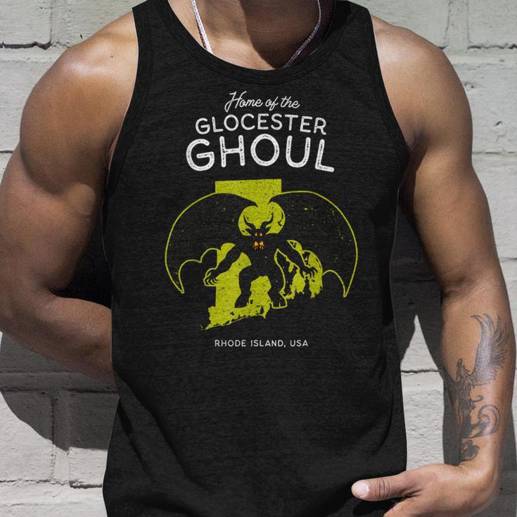 Heimat Des Glocester Ghuls Rhode Island Usa Cryptid Tank Top Geschenke für Ihn