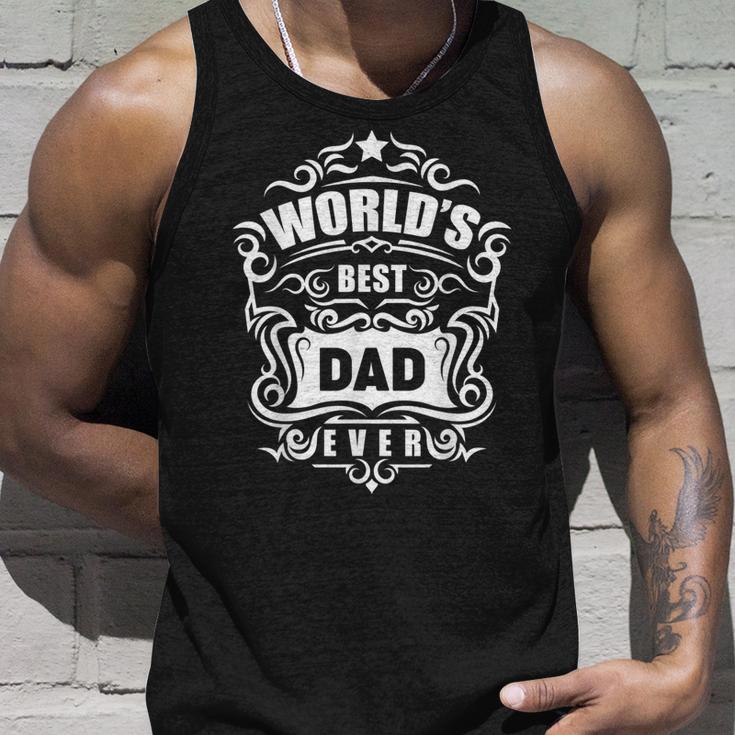 Herren Bester Vater Der Welt Papa Geschenk Geburtstag Tank Top Geschenke für Ihn