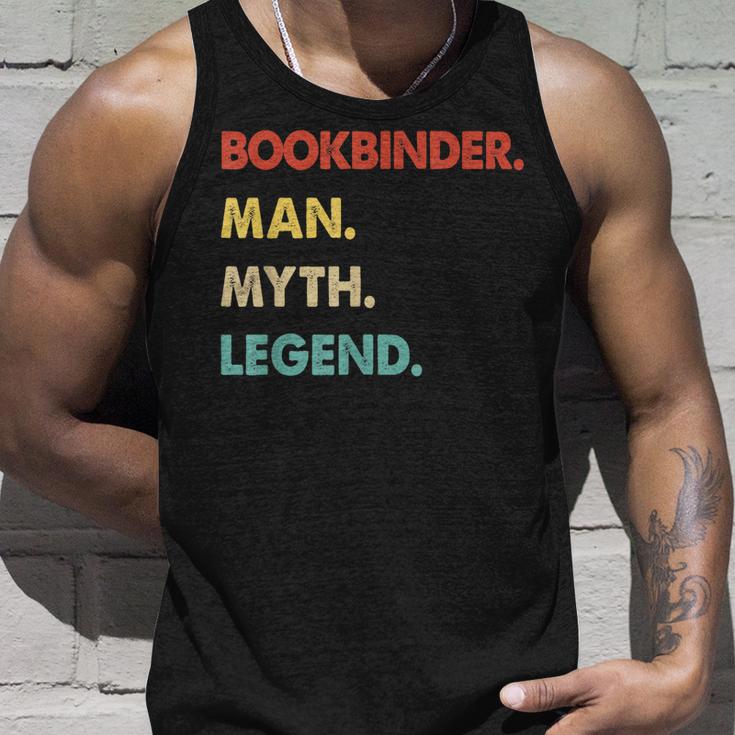 Herren Buchbinder Mann Mythos Legende Tank Top Geschenke für Ihn