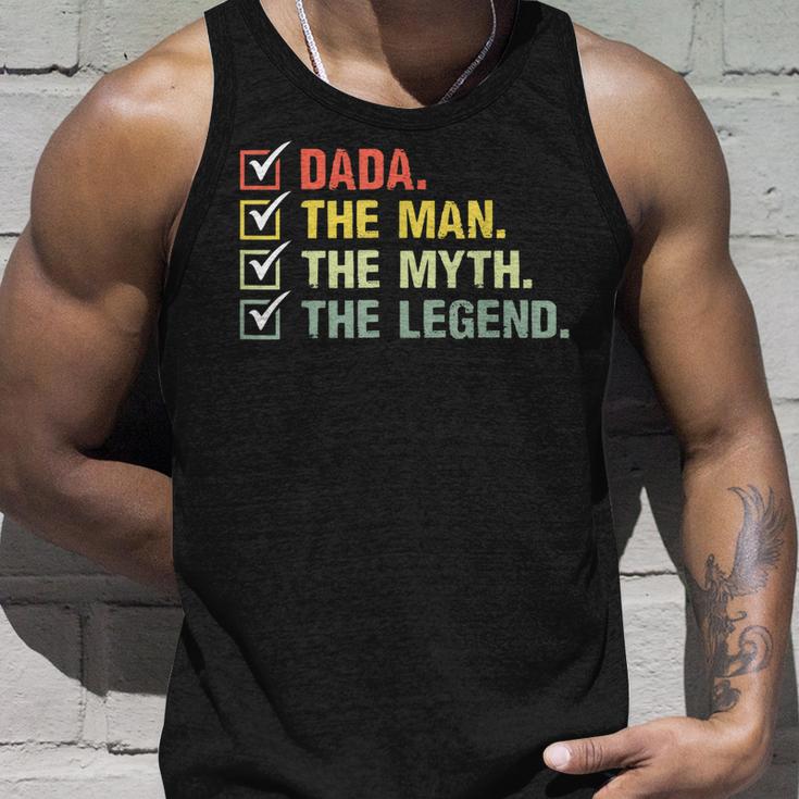 Herren Dada The Man The Myth The Legend Vatertag Unisex TankTop Geschenke für Ihn