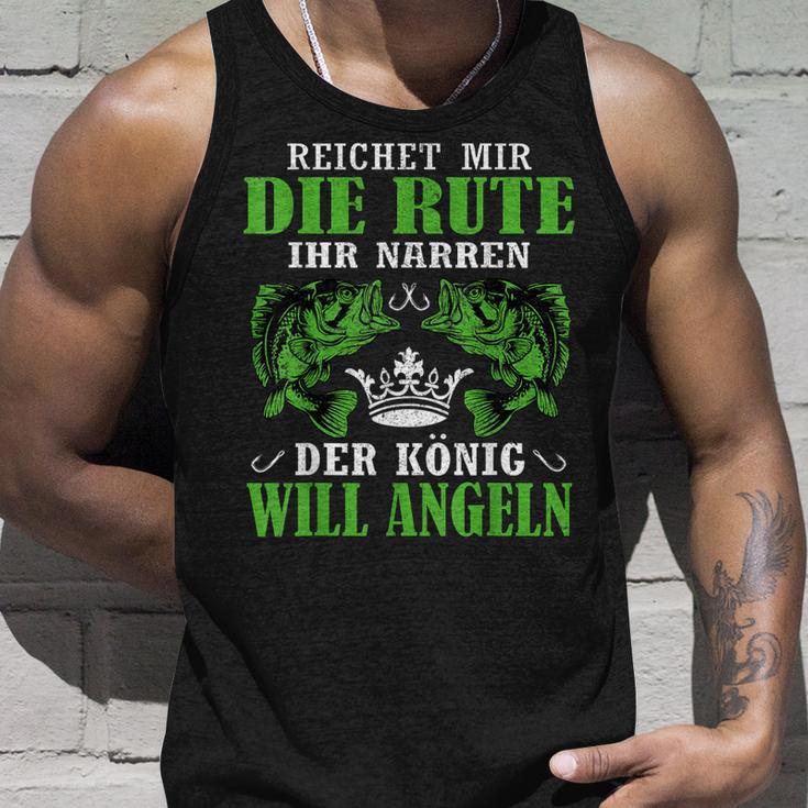 Herren Der König Will Angeln Fischer Angler Geschenk Tank Top Geschenke für Ihn