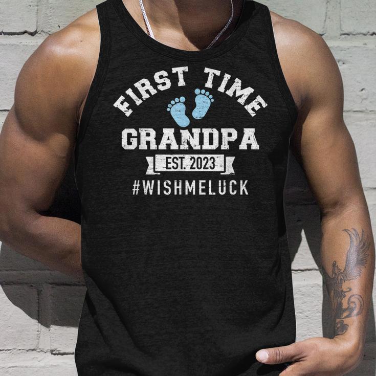 Herren Erster Opa 2023 Wünschen Mir Glück Tank Top Geschenke für Ihn