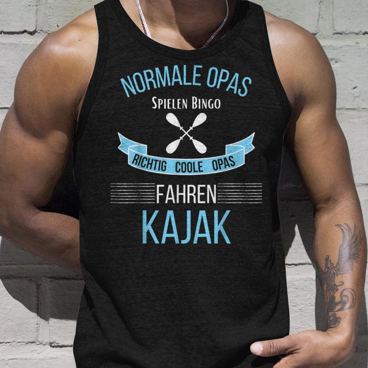 Herren Kajak Opa Paddel Wassersport Kanu Kayak Kajakfahrer Tank Top Geschenke für Ihn