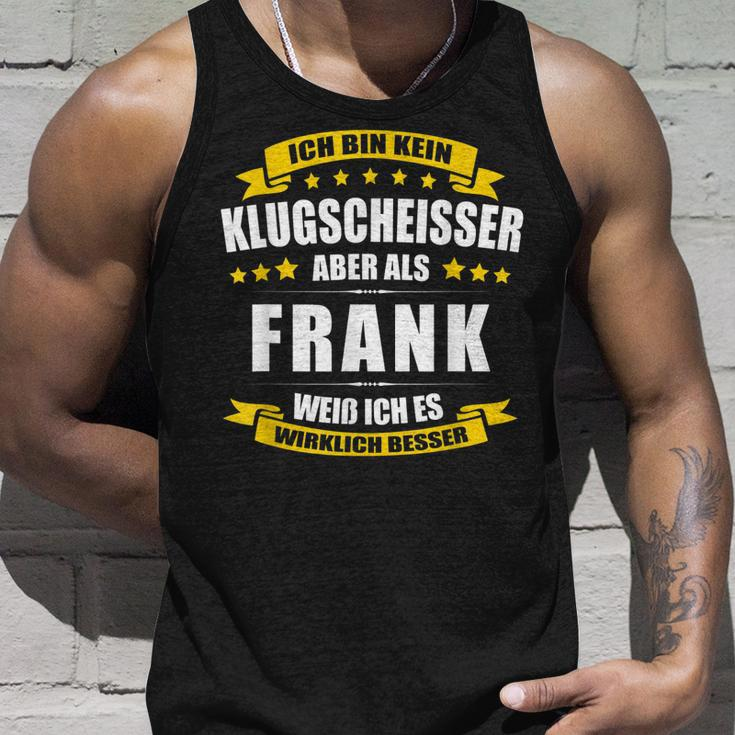 Herren Name Frank Vorname Namensgeschenke Namenstag Fun Tank Top Geschenke für Ihn