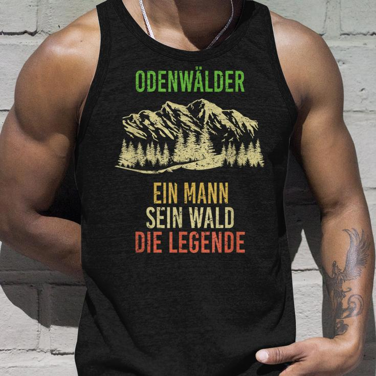 Herren Odenwälder Ein Mann Sein Wald Die Legende Tank Top Geschenke für Ihn