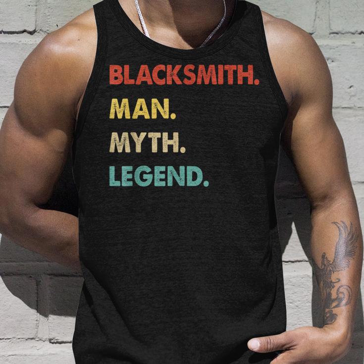 Herren Schmied Mann Mythos Legende Tank Top Geschenke für Ihn