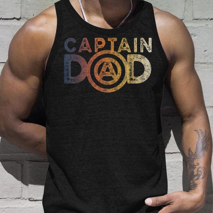 Herren Vatertagsgeschenk Kapitän Papa Geburtstag Geschenk Tank Top Geschenke für Ihn