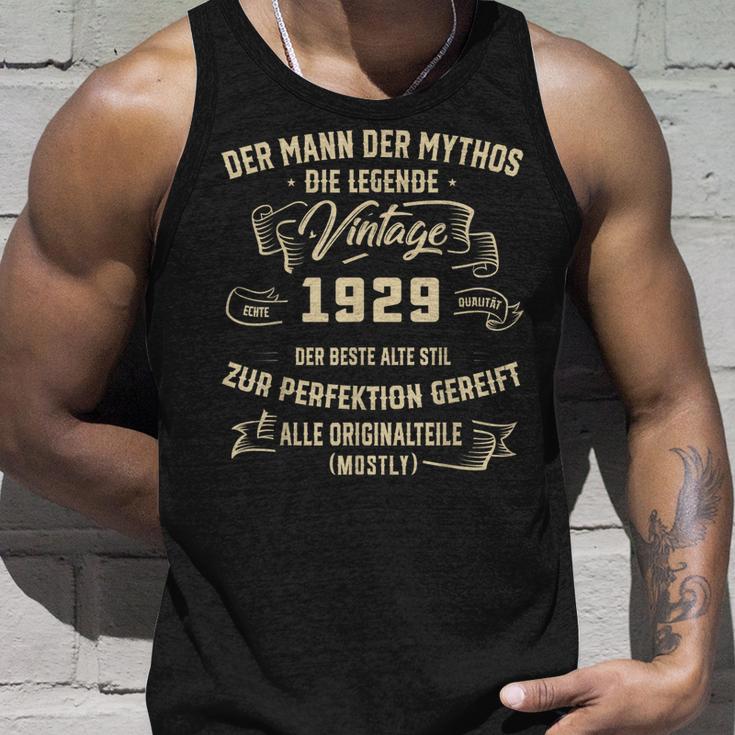 Herren Vintage Der Mann Mythos Die Legende 1929 94 Geburtstag Tank Top Geschenke für Ihn