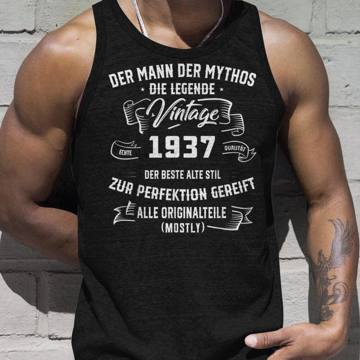 Herren Vintage Der Mann Mythos Die Legende 1937 86 Geburtstag Tank Top Geschenke für Ihn