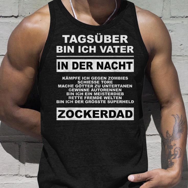 Herren Zockerdad Pc Spiele Gaming Zocken Konsole Tank Top Geschenke für Ihn