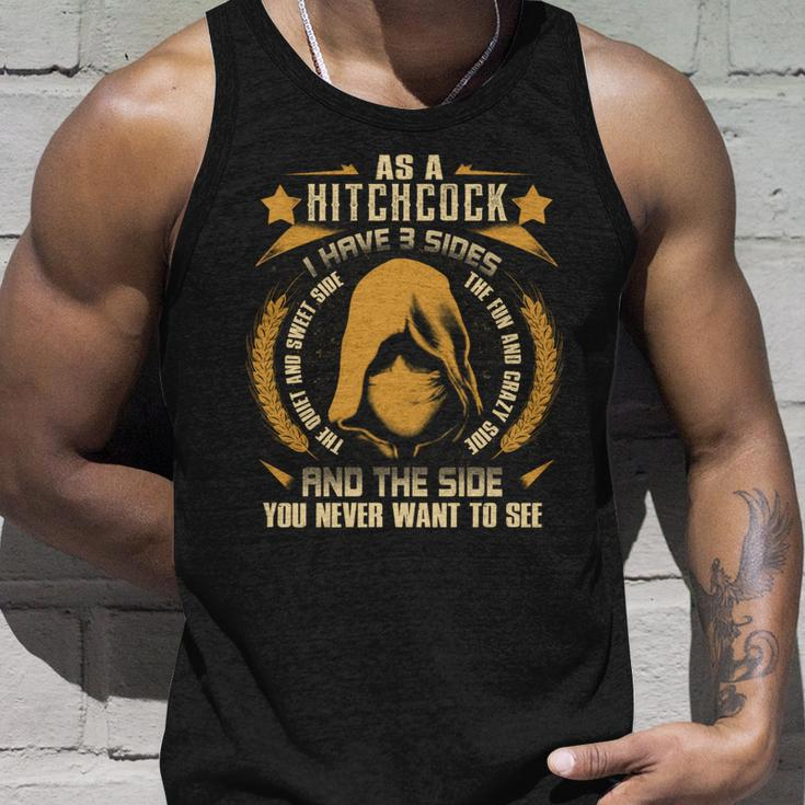 Hitchcock - I Have 3 Sides You Never Want To See Unisex Tank Top Gifts for Him