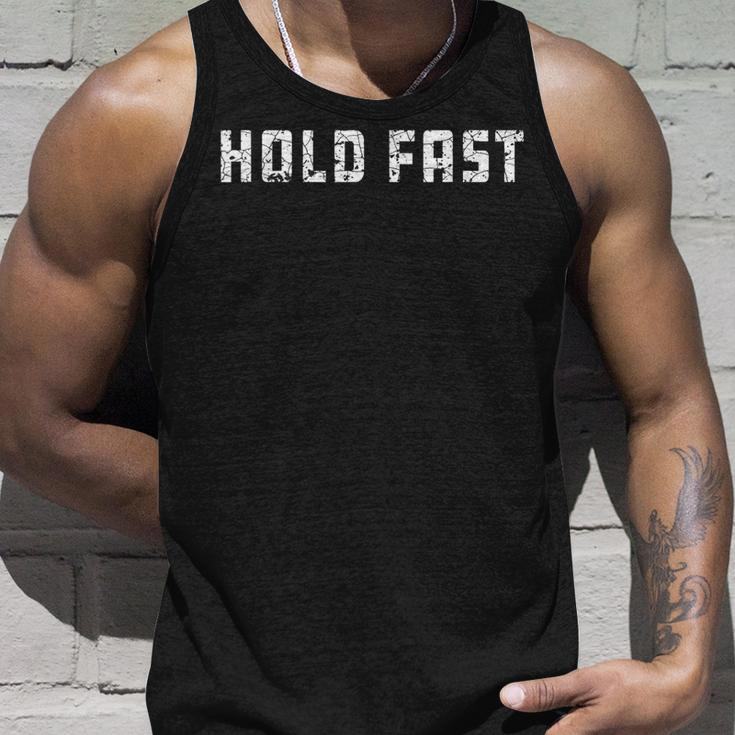 Hold Fast | Military Navy Special Forces Sailing Fishing Unisex Tank Top Gifts for Him