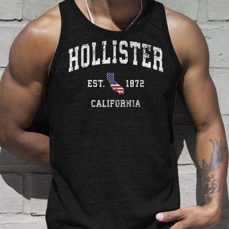 Hollister California Vintage State Usa Flag Athletic Style Unisex Tank Top Gifts for Him
